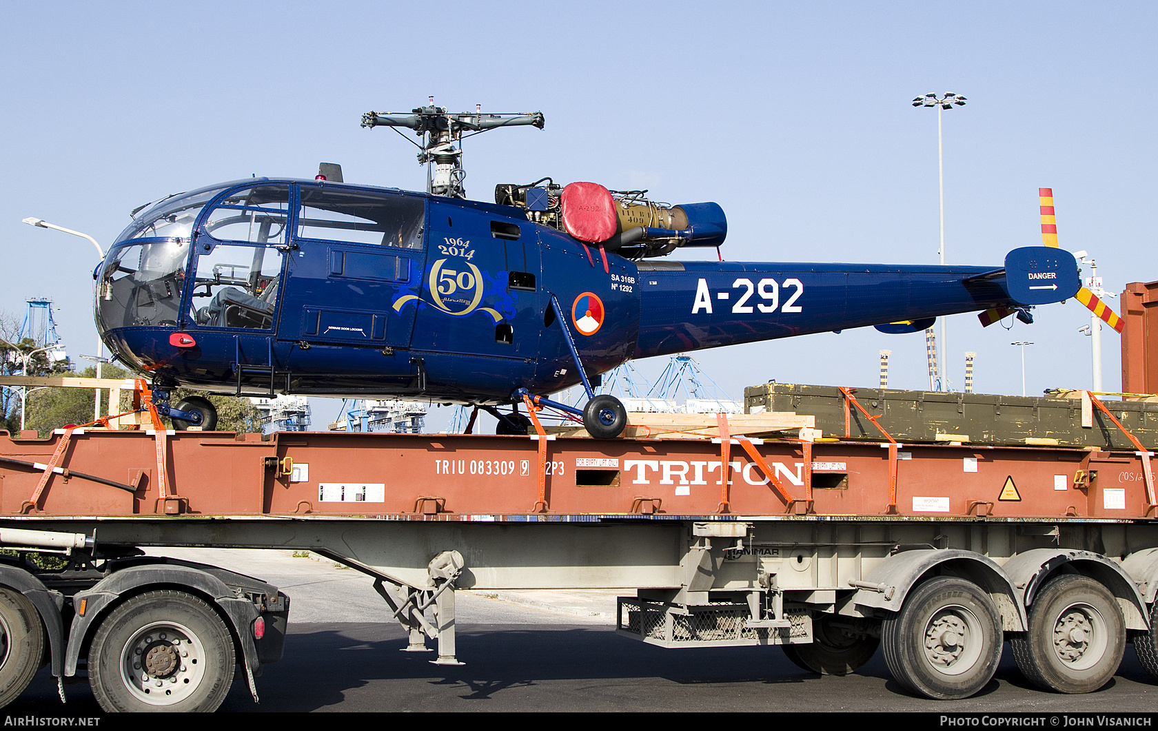 Aircraft Photo of A-292 | Sud SA-316B Alouette III | Netherlands - Air Force | AirHistory.net #826134
