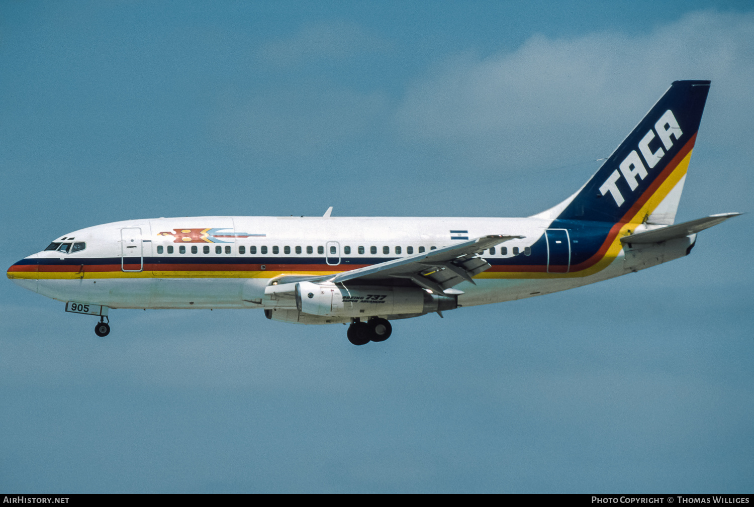Aircraft Photo of N4905W | Boeing 737-210C | TACA - Transportes Aéreos Centro Americanos | AirHistory.net #826163