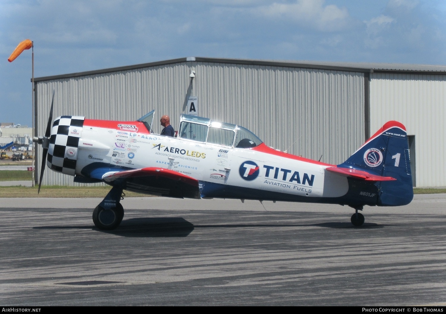 Aircraft Photo of N601JF | North American AT-6C Harvard IIA | Titan Aerobatic Team | AirHistory.net #826167