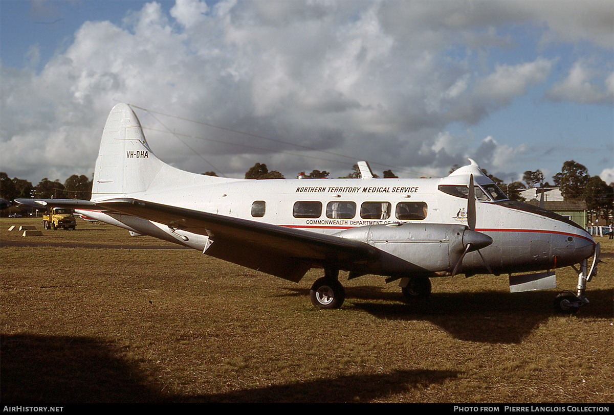Aircraft Photo of VH-DHA | De Havilland D.H. 104 Dove 6 | Northern Territory Medical Service | AirHistory.net #826181
