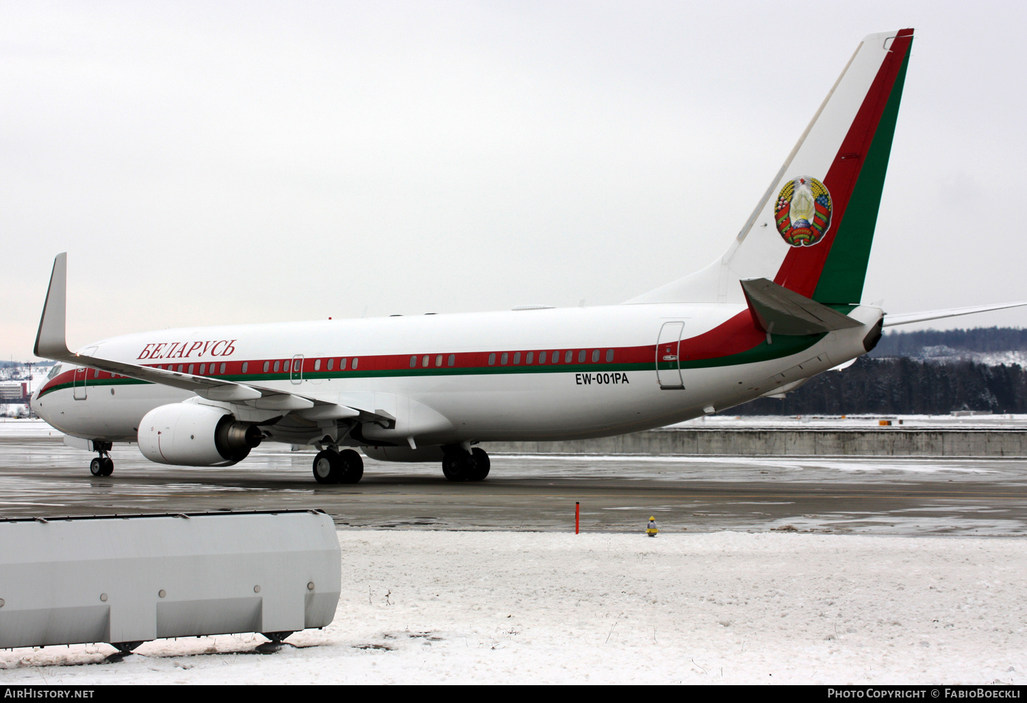 Aircraft Photo of EW-001PA | Boeing 737-8EV BBJ2 | Belarus Government | AirHistory.net #826188