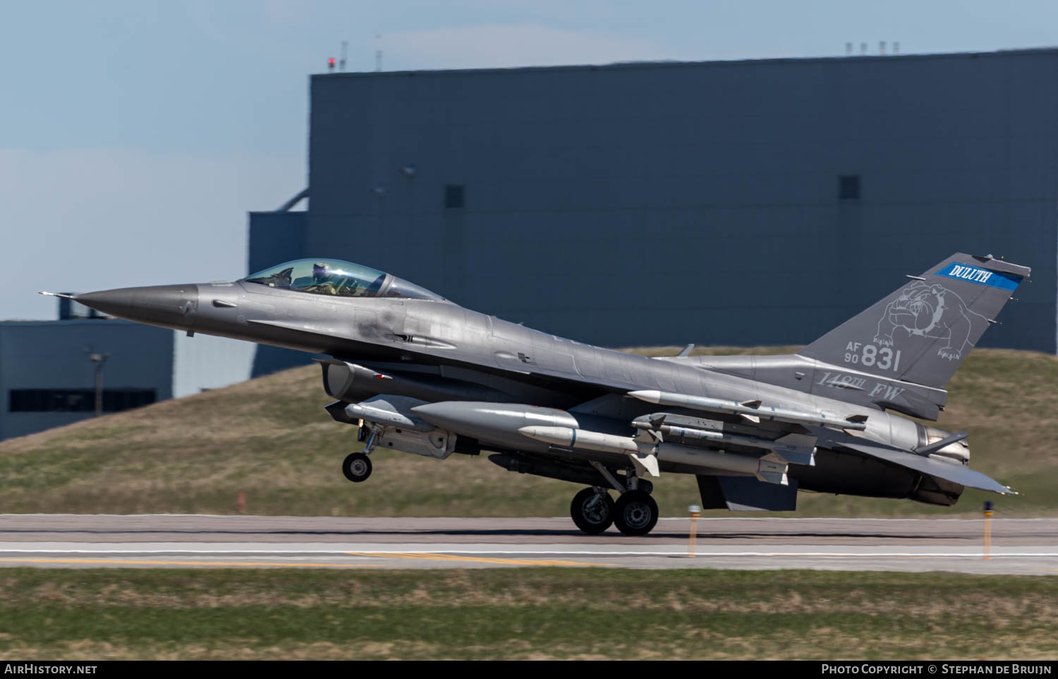 Aircraft Photo of 90-0831 / AF90-831 | General Dynamics F-16CM Fighting Falcon | USA - Air Force | AirHistory.net #826192