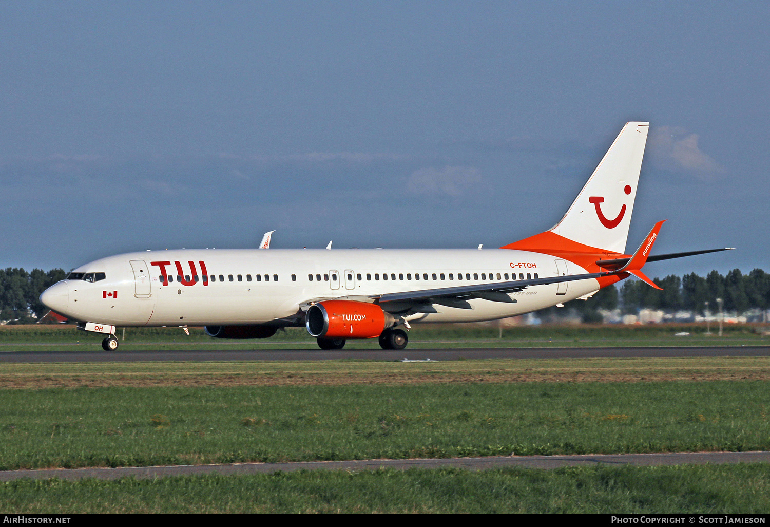 Aircraft Photo of C-FTOH | Boeing 737-8HX | TUI | AirHistory.net #826197