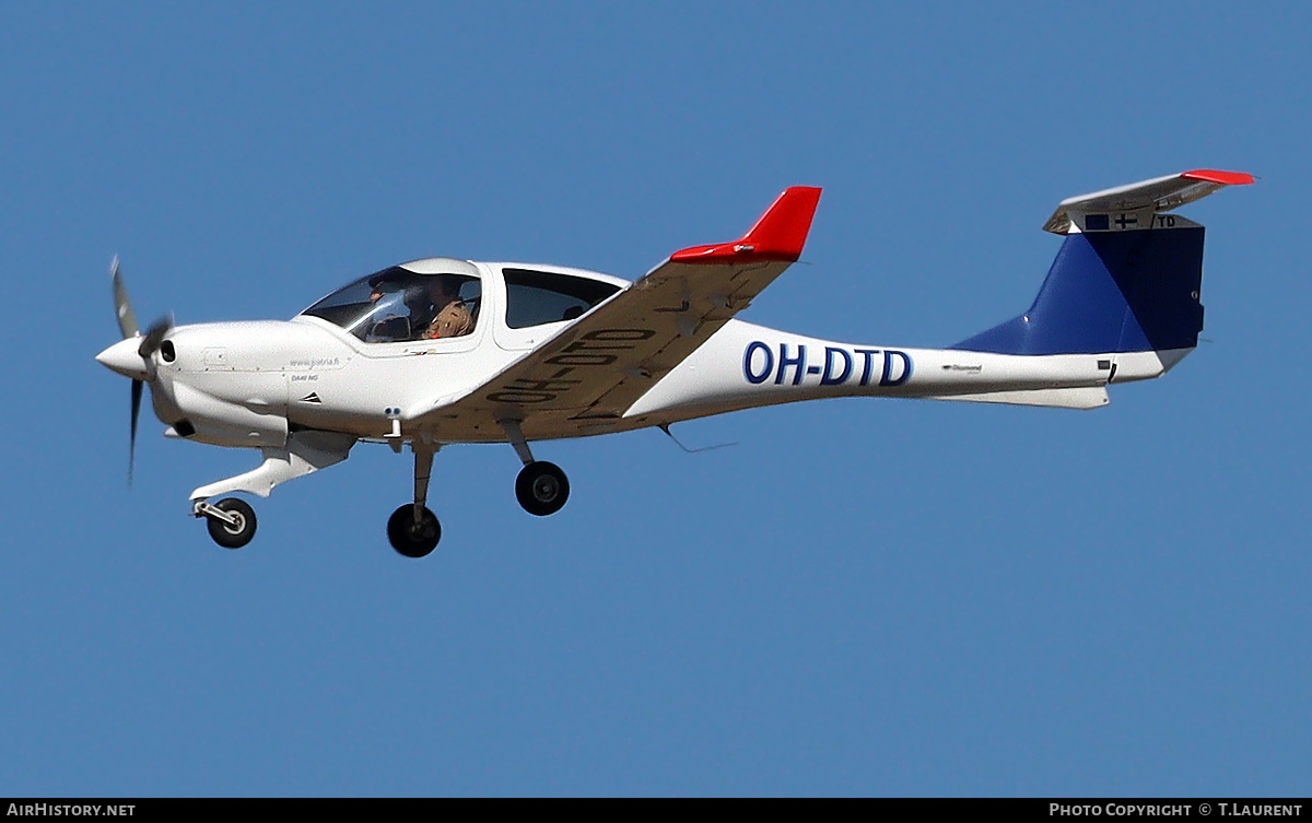 Aircraft Photo of OH-DTD | Diamond DA40 NG Diamond Star | Patria Pilot Training | AirHistory.net #826200