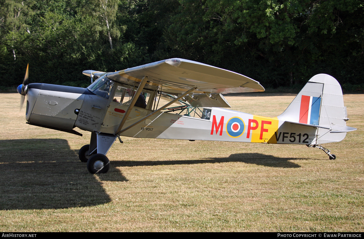 Aircraft Photo of G-ARRX / VF512 | Beagle Auster 6A Tugmaster | UK - Air Force | AirHistory.net #826205