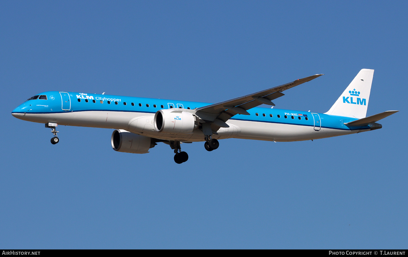 Aircraft Photo of PH-NXC | Embraer 195-E2 (ERJ-190-400) | KLM Cityhopper | AirHistory.net #826218