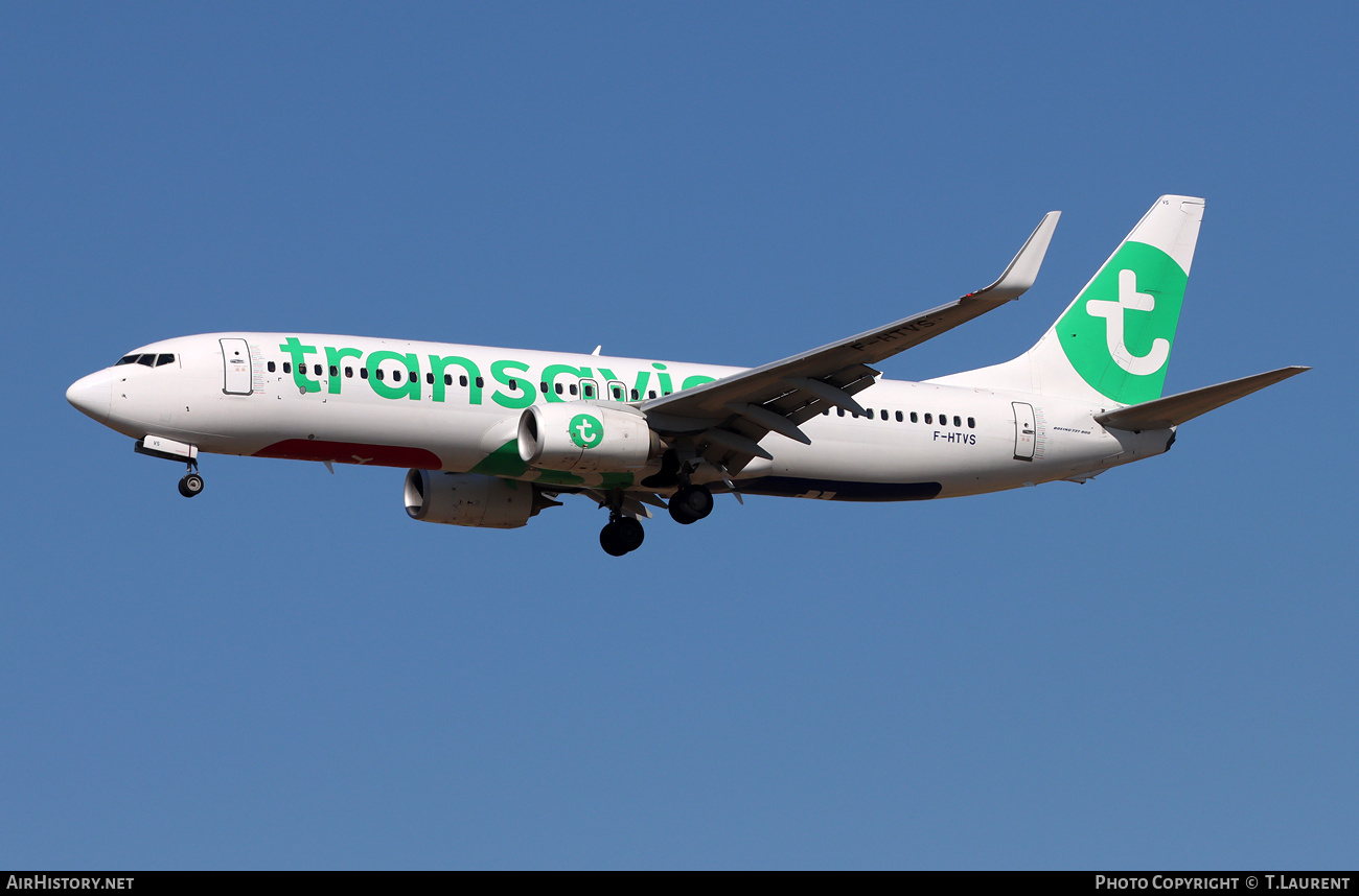 Aircraft Photo of F-HTVS | Boeing 737-86J | Transavia | AirHistory.net #826220