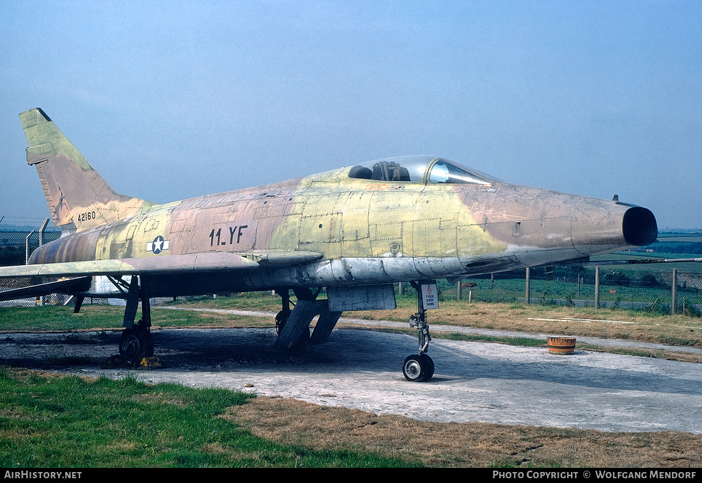 Aircraft Photo of 54-2160 / 42160 | North American F-100D Super Sabre | USA - Air Force | AirHistory.net #826262