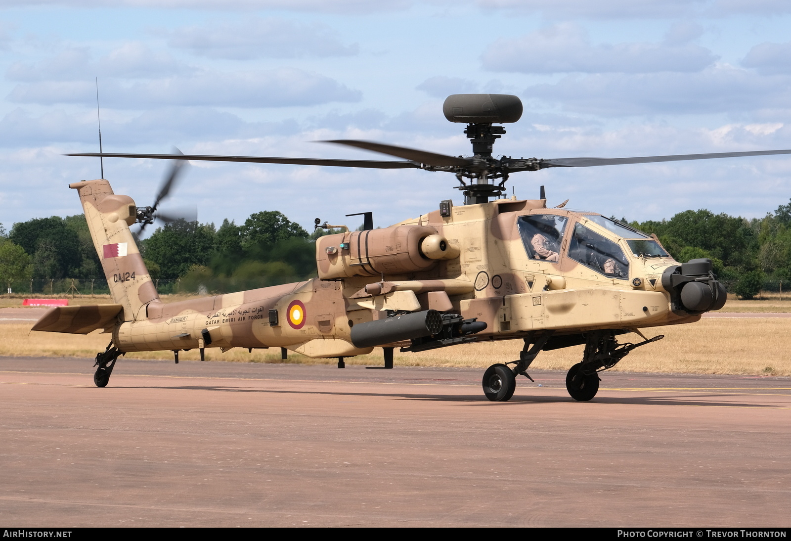 Aircraft Photo of QA124 | Boeing AH-64E Apache Guardian | Qatar - Air Force | AirHistory.net #826285