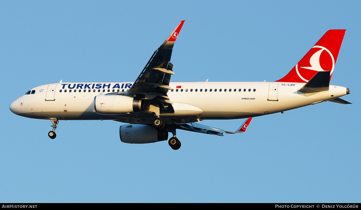 Aircraft Photo of TC-LBV | Airbus A320-232 | Turkish Airlines | AirHistory.net #826286