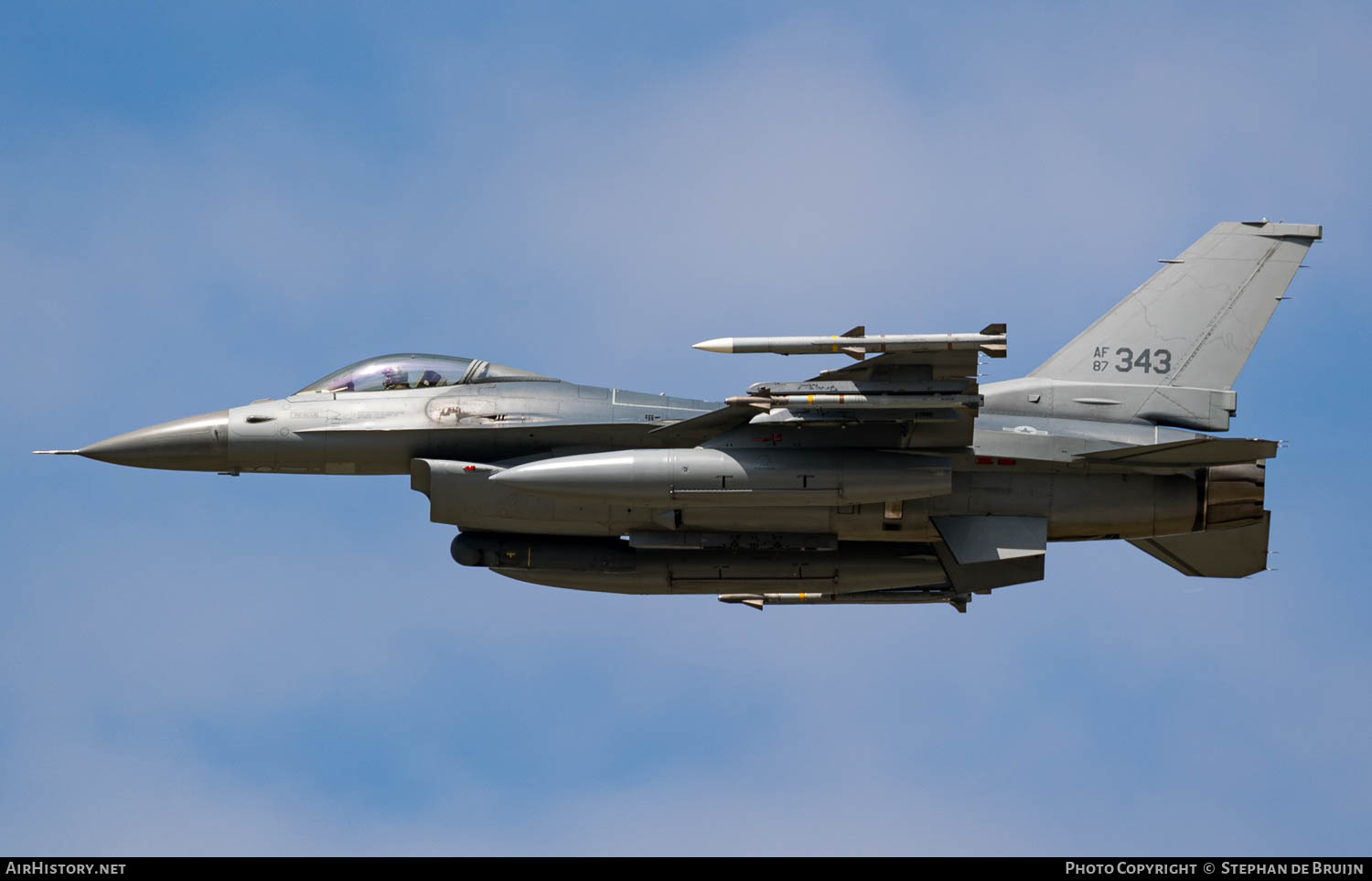 Aircraft Photo of 87-0343 / AF87-343 | General Dynamics F-16C Fighting Falcon | USA - Air Force | AirHistory.net #826289