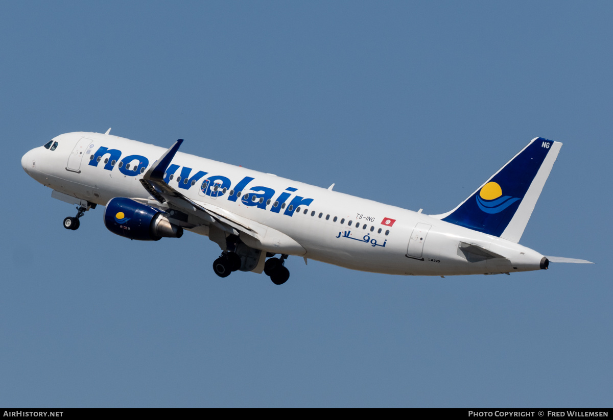 Aircraft Photo of TS-ING | Airbus A320-214 | Nouvelair Tunisie | AirHistory.net #826304