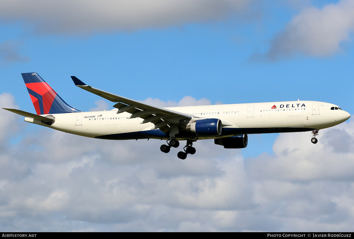 Aircraft Photo of N820NW | Airbus A330-323 | Delta Air Lines | AirHistory.net #826321