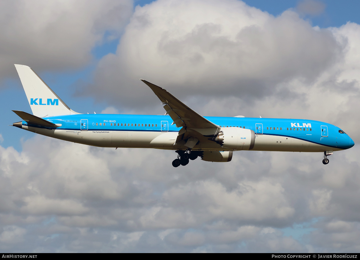 Aircraft Photo of PH-BHD | Boeing 787-9 Dreamliner | KLM - Royal Dutch Airlines | AirHistory.net #826322