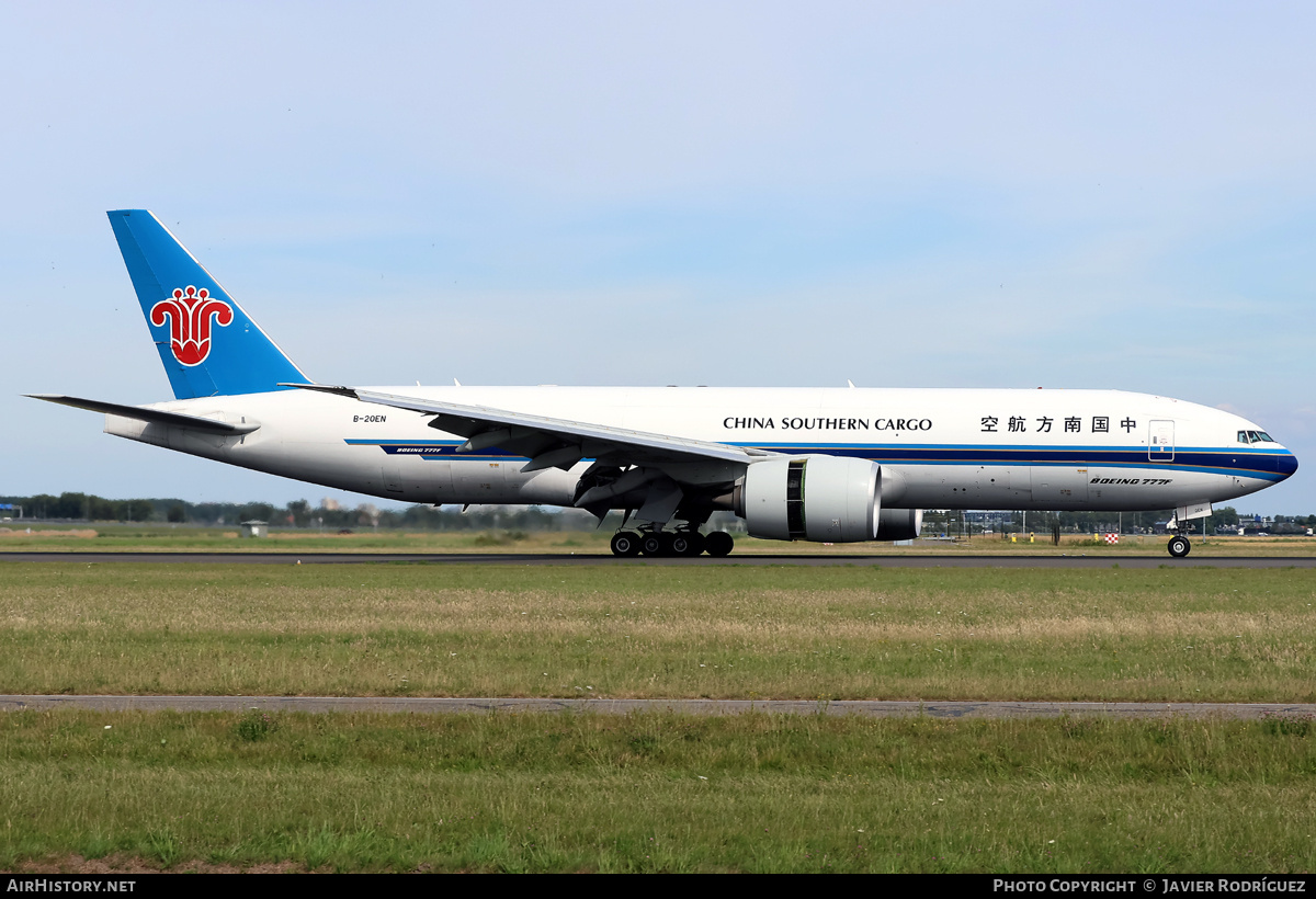 Aircraft Photo of B-20EN | Boeing 777-F | China Southern Airlines Cargo | AirHistory.net #826336