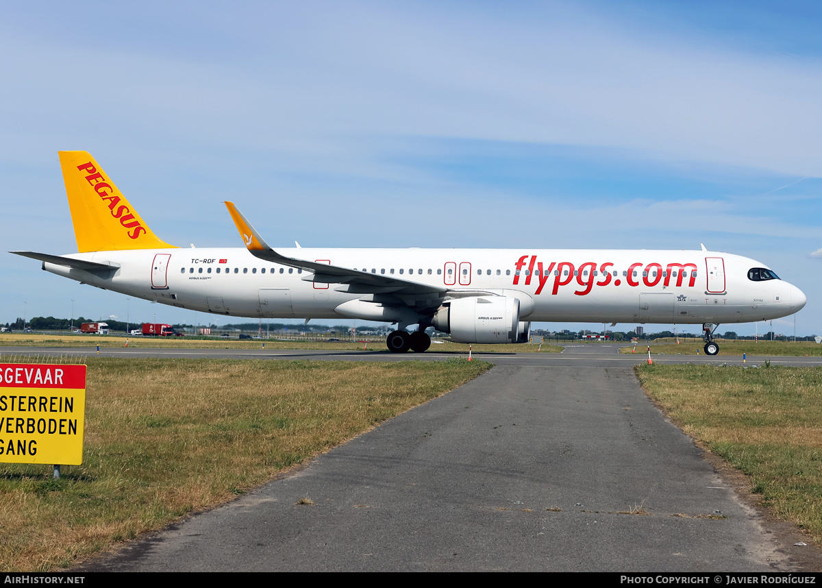 Aircraft Photo of TC-RDF | Airbus A321-251NX | Pegasus Airlines | AirHistory.net #826349
