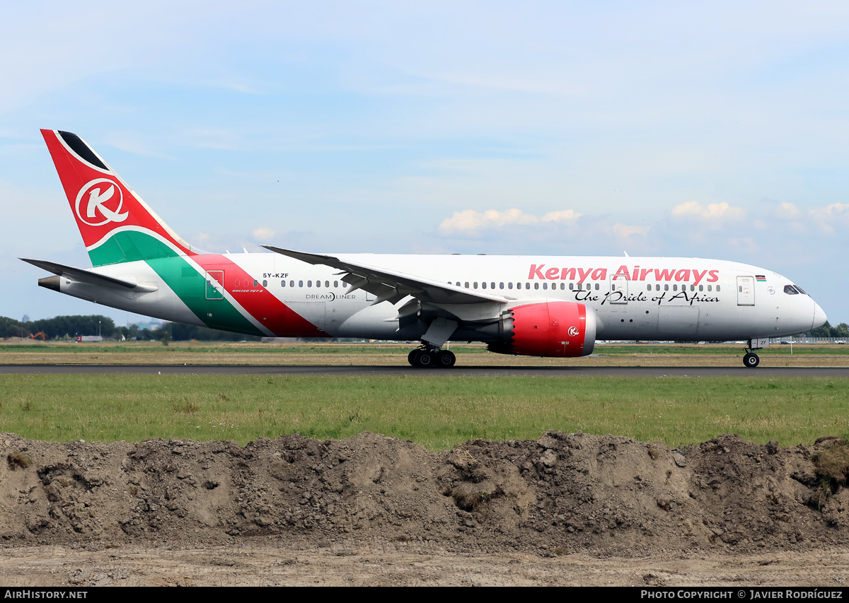 Aircraft Photo of 5Y-KZF | Boeing 787-8 Dreamliner | Kenya Airways | AirHistory.net #826353