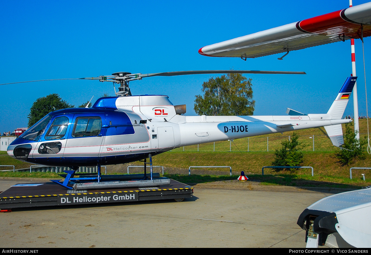 Aircraft Photo of D-HJOE | Eurocopter AS-350BA Ecureuil | DL Helicopters | AirHistory.net #826355