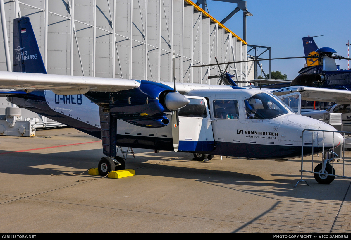 Aircraft Photo of D-IAEB | Britten-Norman BN-2A-8 Islander | Air Hamburg | AirHistory.net #826364