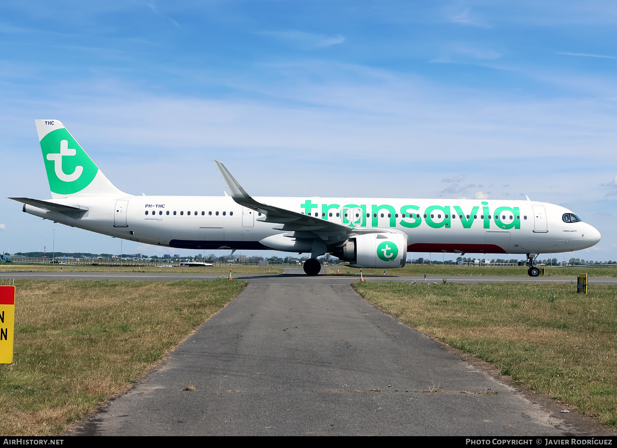 Aircraft Photo of PH-YHC | Airbus A321-252NX | Transavia | AirHistory.net #826365