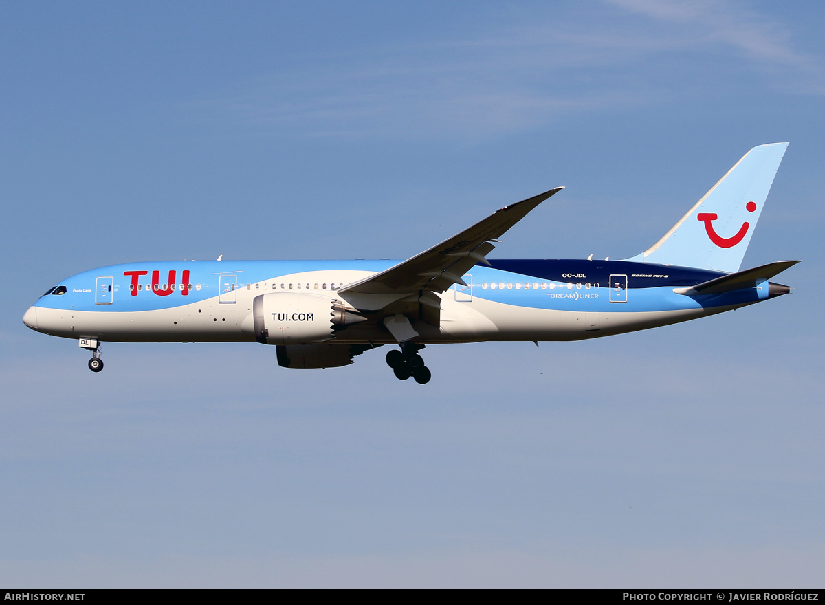 Aircraft Photo of OO-JDL | Boeing 787-8 Dreamliner | TUI | AirHistory.net #826366