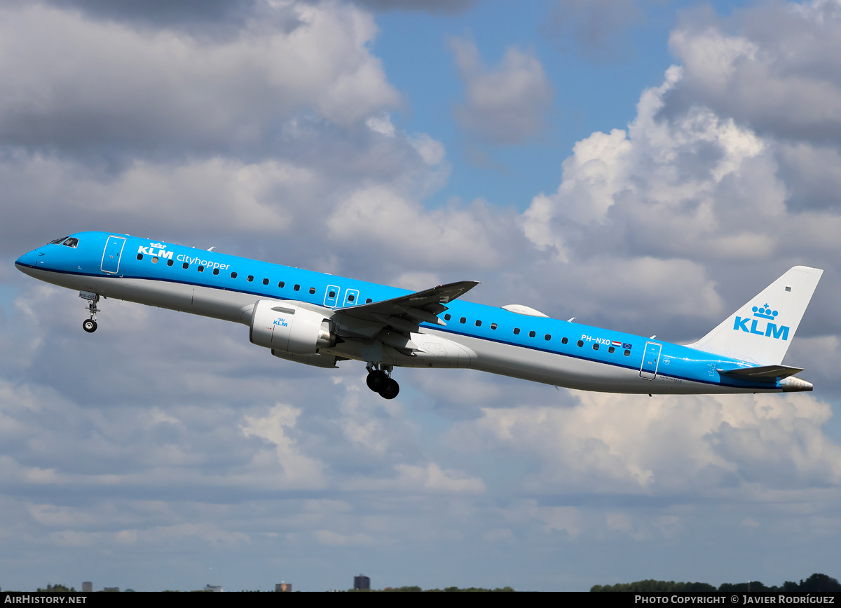 Aircraft Photo of PH-NXO | Embraer 195-E2 (ERJ-190-400) | KLM Cityhopper | AirHistory.net #826375