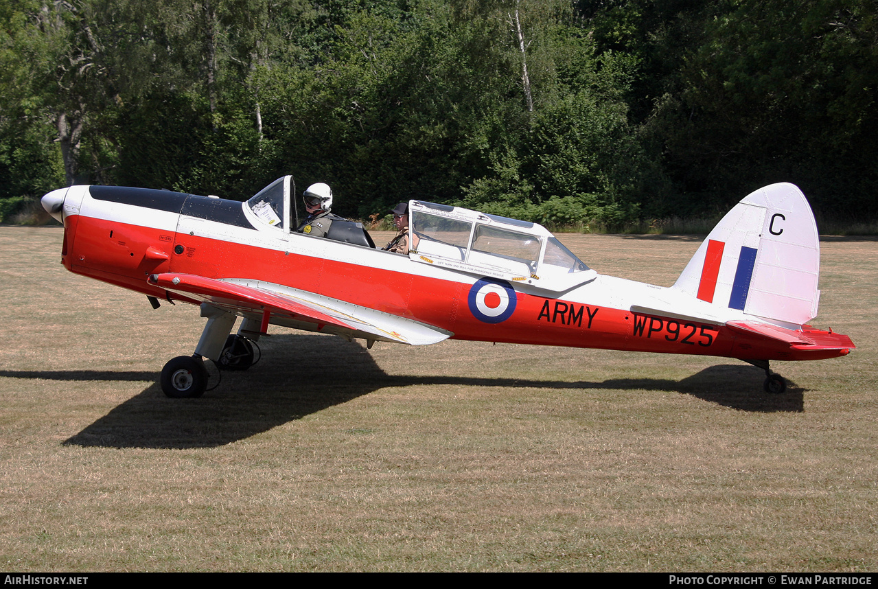 Aircraft Photo of G-BXHA / WP925 | De Havilland DHC-1 Chipmunk Mk22 | UK - Army | AirHistory.net #826386