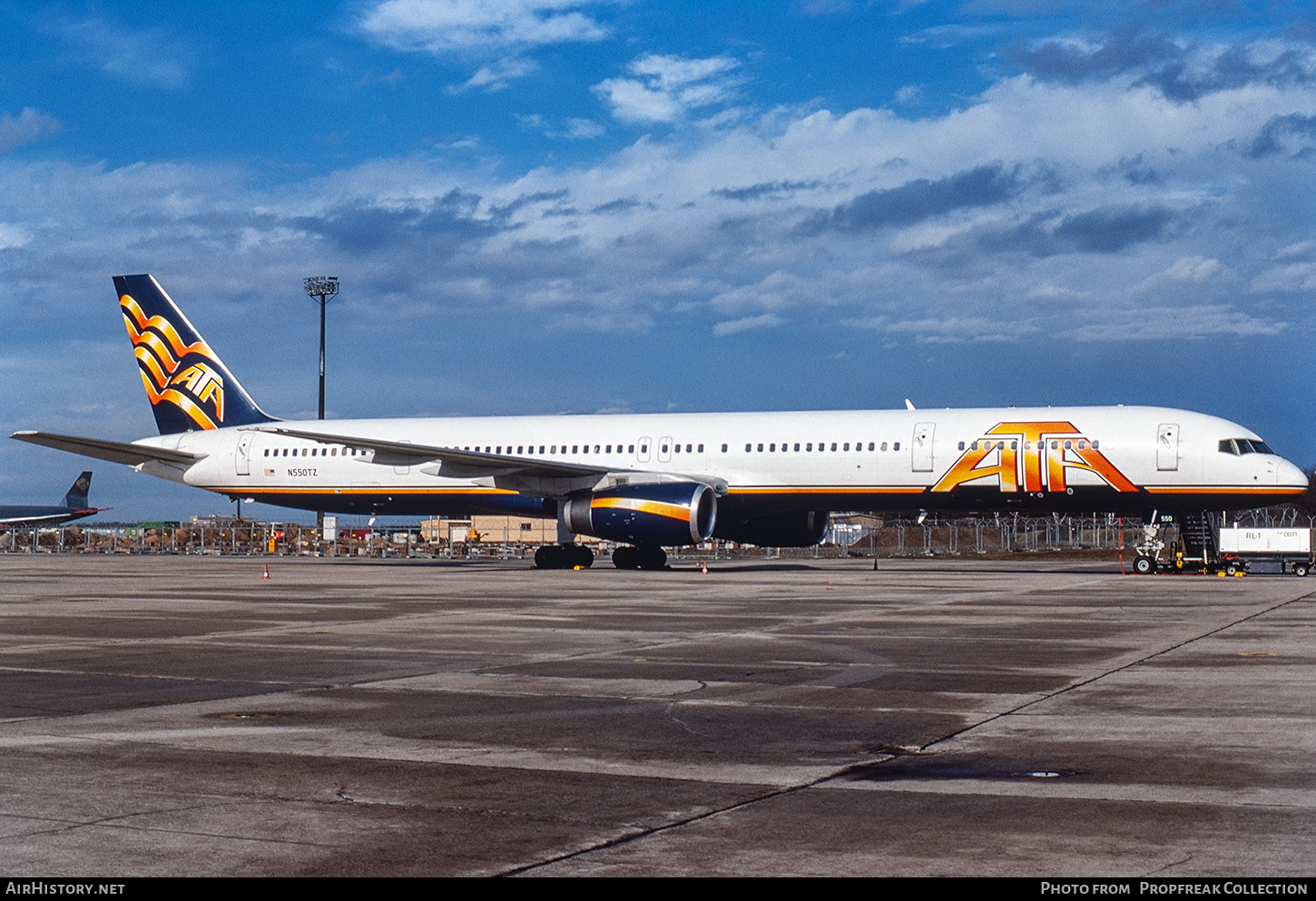 Aircraft Photo of N550TZ | Boeing 757-33N | ATA Airlines - American Trans Air | AirHistory.net #826387