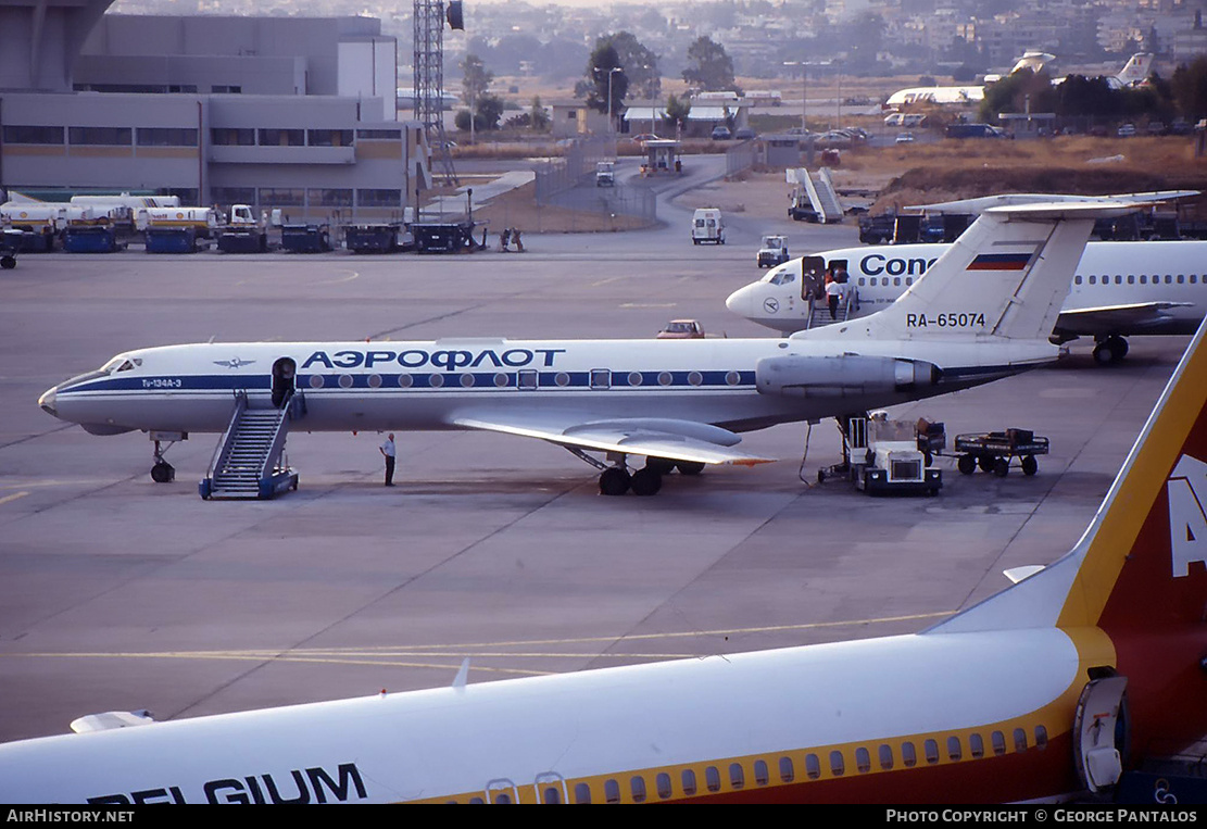 Aircraft Photo of RA-65074 | Tupolev Tu-134A-3 | Aeroflot | AirHistory.net #826431