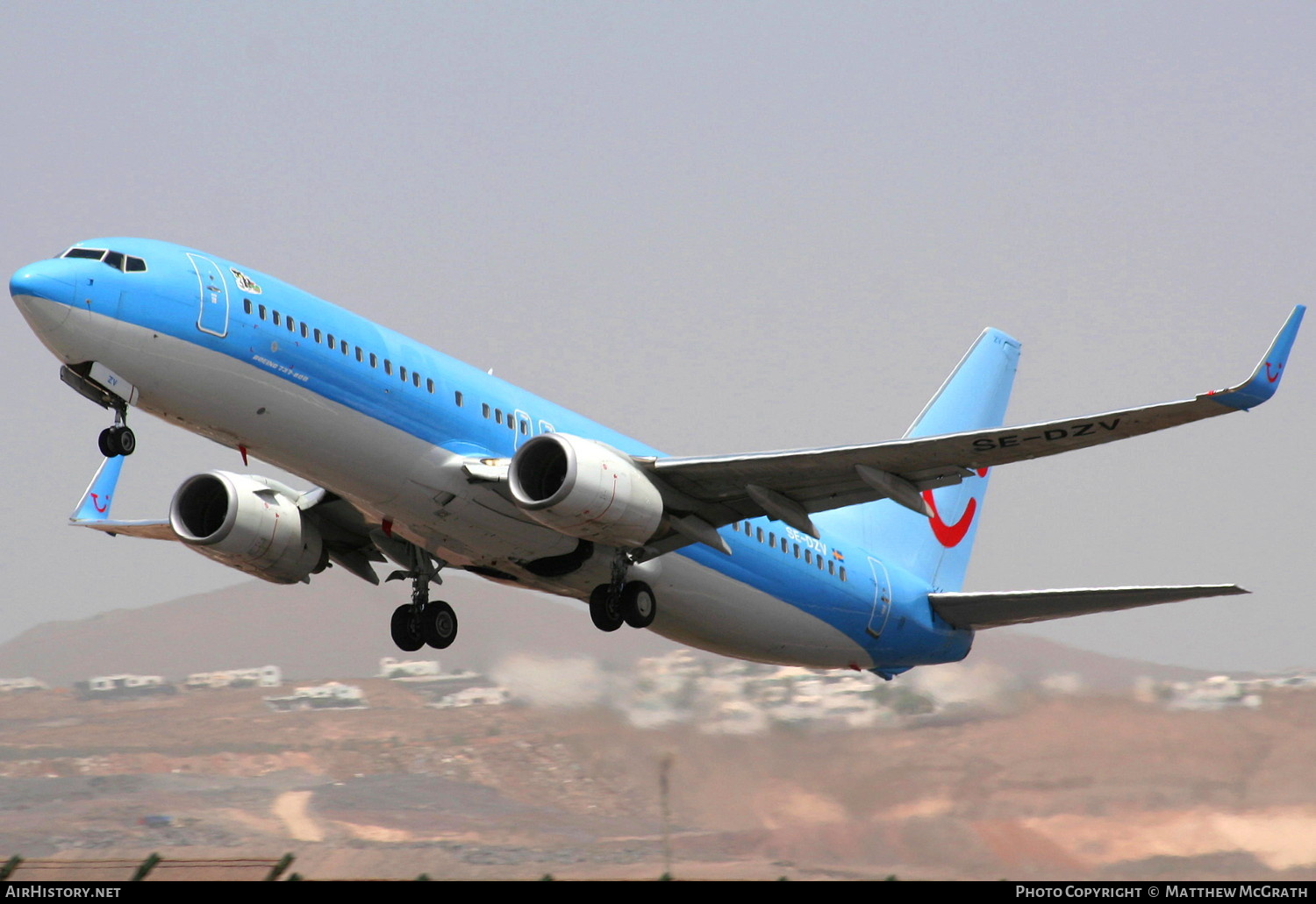 Aircraft Photo of SE-DZV | Boeing 737-804 | (TUIfly Nordic) | AirHistory.net #826533