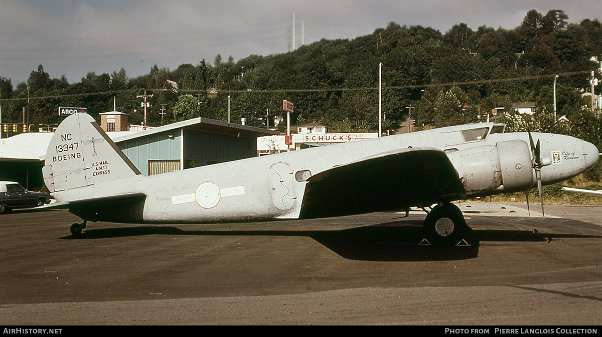 Aircraft Photo of N13347 / NC13347 | Boeing 247D | United Air Lines | AirHistory.net #826534