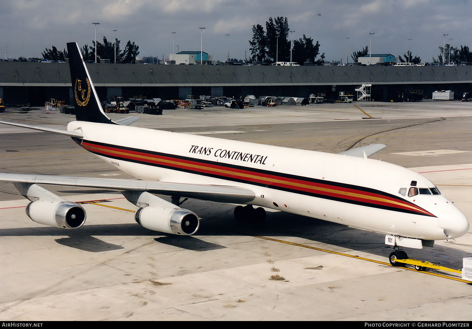 Aircraft Photo of N181SK | McDonnell Douglas DC-8-62H(F) | Trans Continental Airlines | AirHistory.net #826544