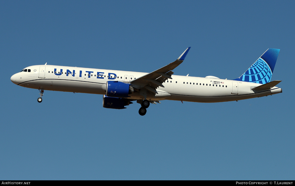 Aircraft Photo of F-WWSS | Airbus A321-251NX | United Airlines | AirHistory.net #826554