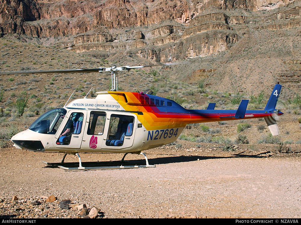 Aircraft Photo of N27694 | Bell 206L-1 LongRanger II | Papillon Grand Canyon Helicopters | AirHistory.net #826563
