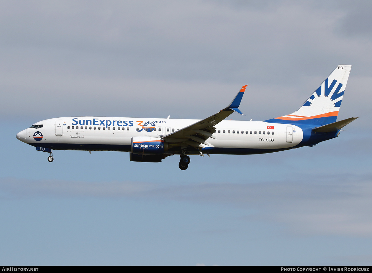 Aircraft Photo of TC-SEO | Boeing 737-8HC | SunExpress | AirHistory.net #826565