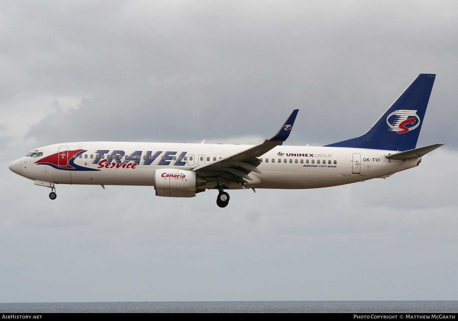 Aircraft Photo of OK-TVI | Boeing 737-86Q | Travel Service | AirHistory.net #826569