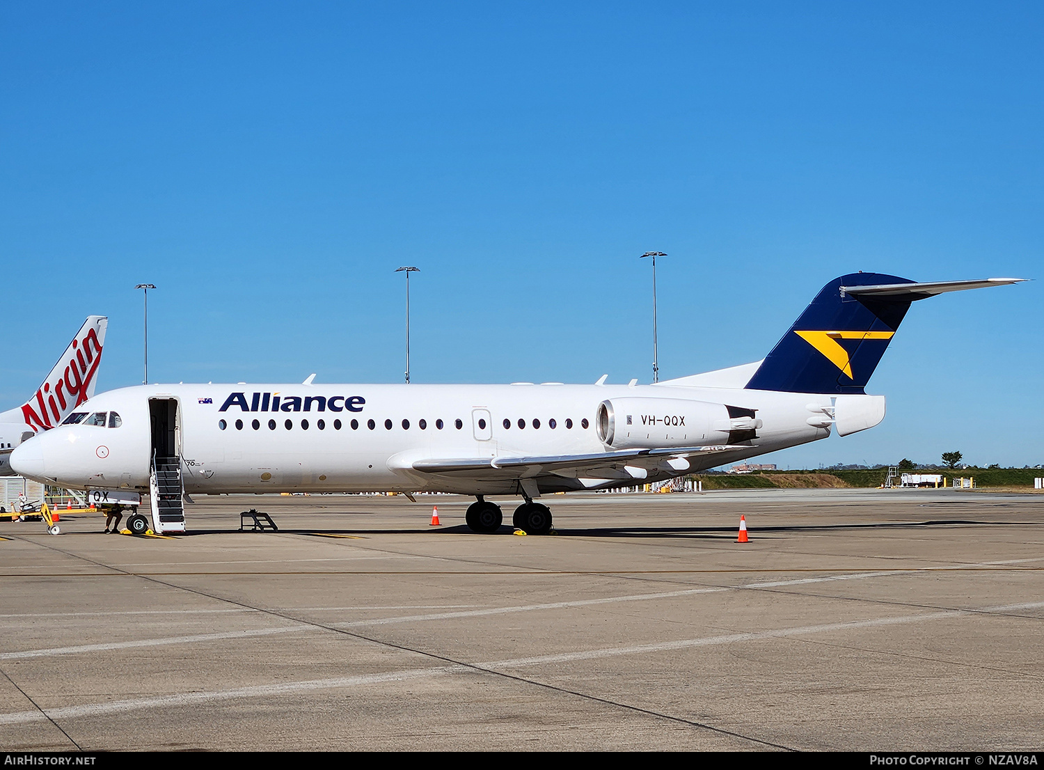 Aircraft Photo of VH-QQX | Fokker 70 (F28-0070) | Alliance Airlines | AirHistory.net #826576
