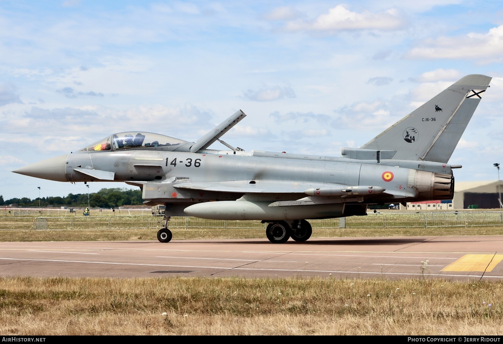Aircraft Photo of C16-36 | Eurofighter EF-2000 Typhoon S | Spain - Air Force | AirHistory.net #826603