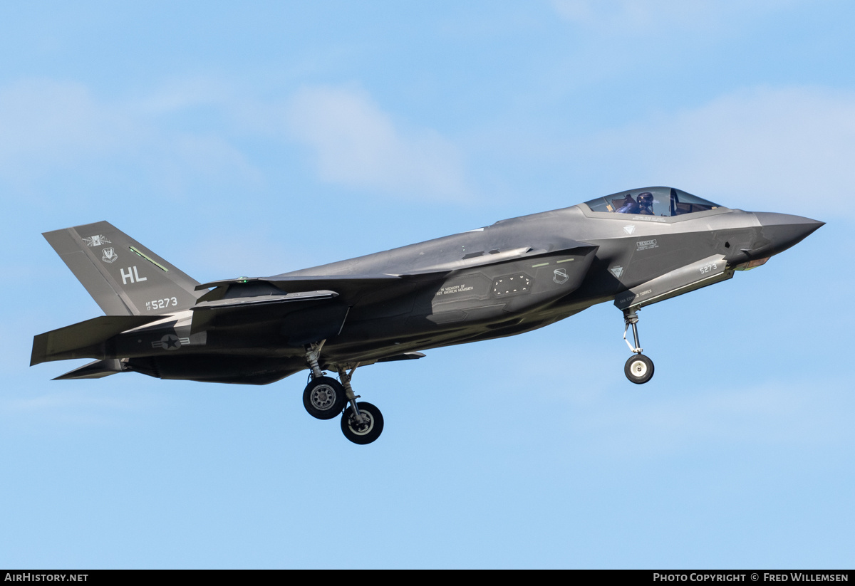 Aircraft Photo of 17-5273 | Lockheed Martin F-35A Lightning II | USA - Air Force | AirHistory.net #826614