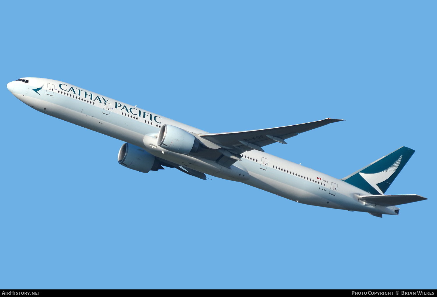 Aircraft Photo of B-KQF | Boeing 777-367/ER | Cathay Pacific Airways | AirHistory.net #826635