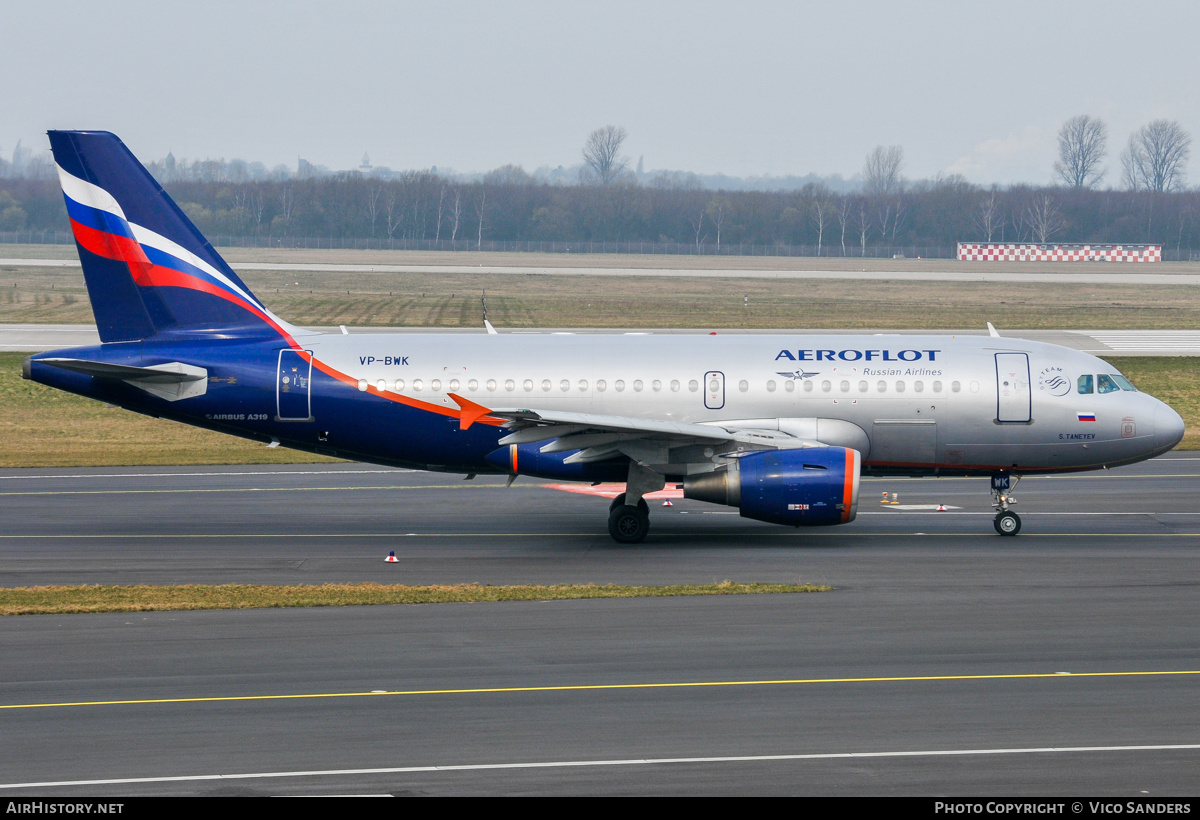 Aircraft Photo of VP-BWK | Airbus A319-111 | Aeroflot - Russian Airlines | AirHistory.net #826666