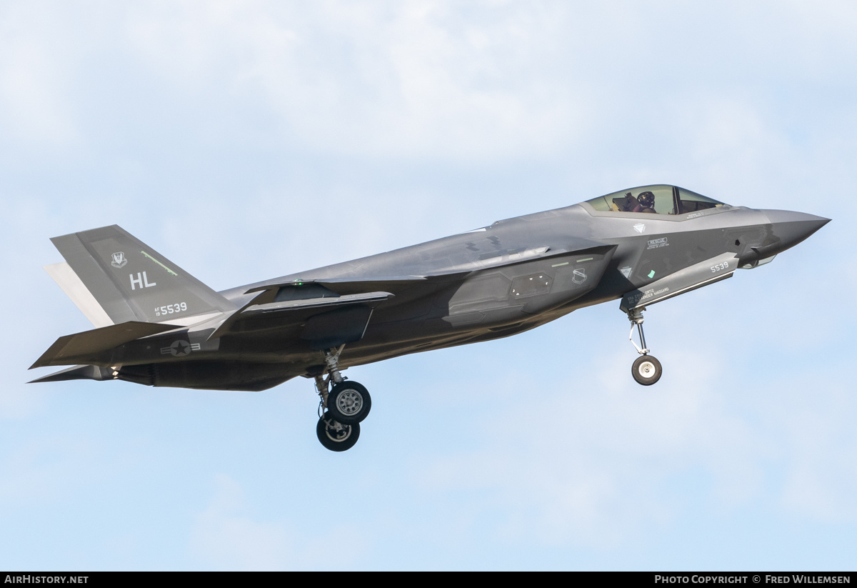 Aircraft Photo of 19-5539 | Lockheed Martin F-35A Lightning II | USA - Air Force | AirHistory.net #826674