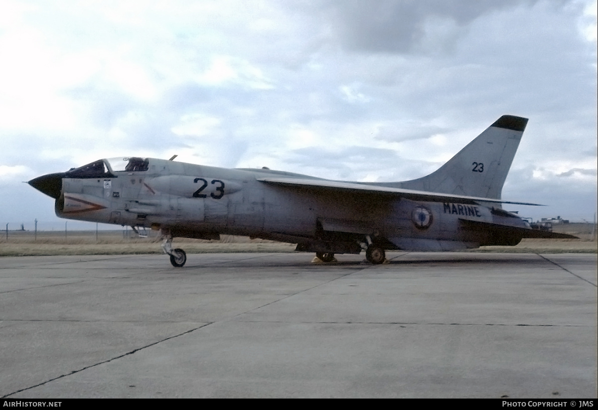 Aircraft Photo of 23 | Vought F-8E(FN) Crusader | France - Navy | AirHistory.net #826682