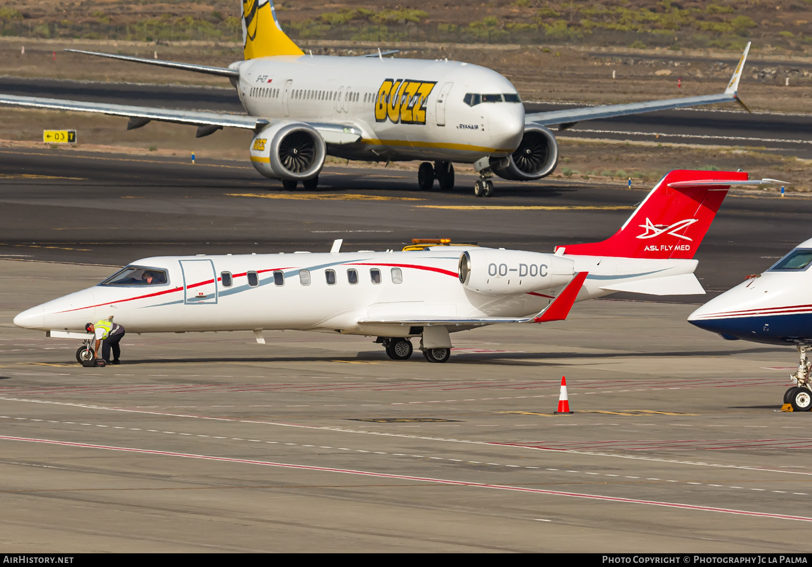 Aircraft Photo of OO-DOC | Learjet 45 | ASL Fly Med | AirHistory.net #826688