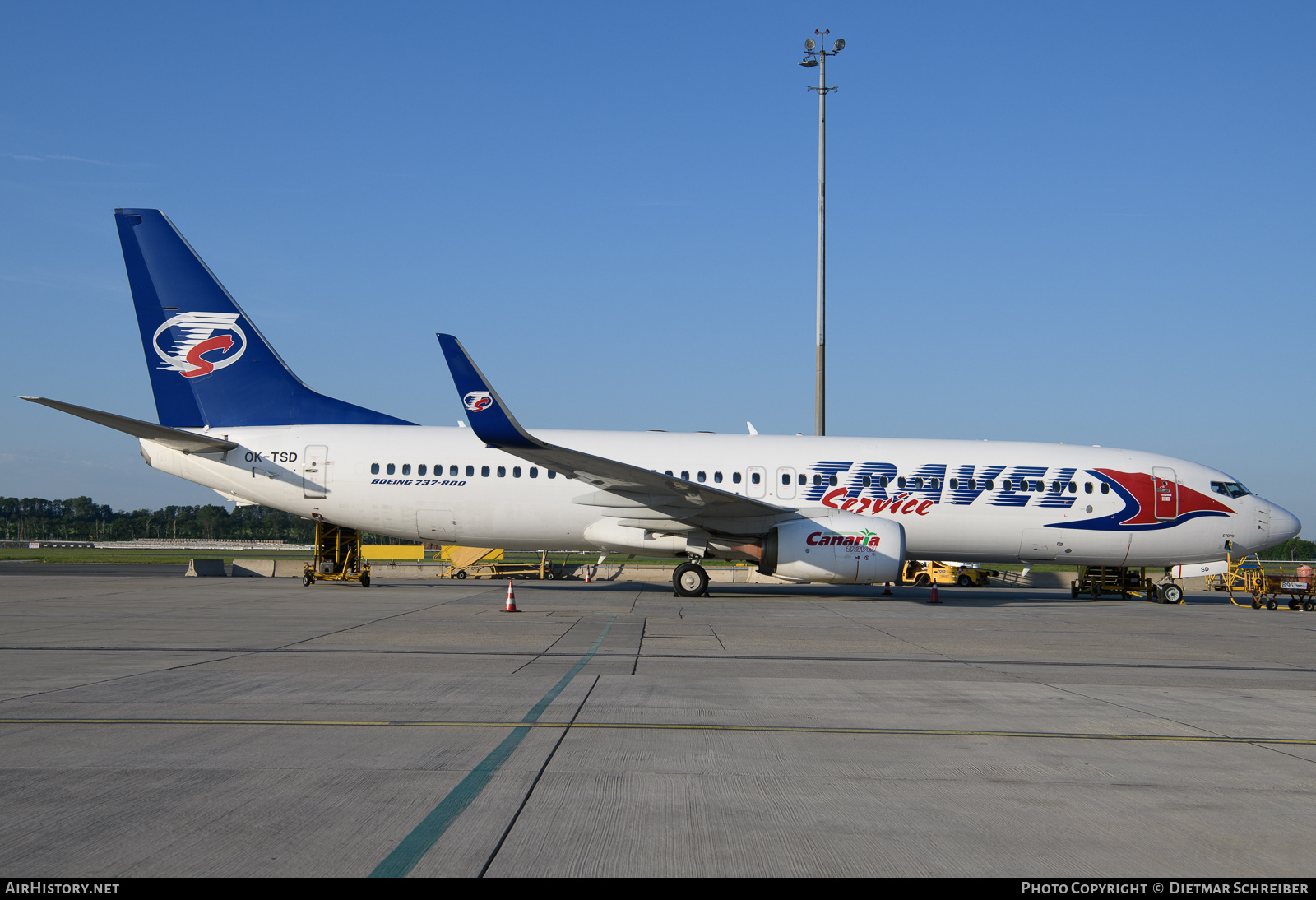 Aircraft Photo of OK-TSD | Boeing 737-8Q8 | Travel Service | AirHistory.net #826693