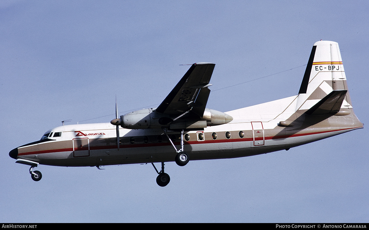 Aircraft Photo of EC-BPJ | Fokker F27-100 Friendship | Aviaco | AirHistory.net #826699
