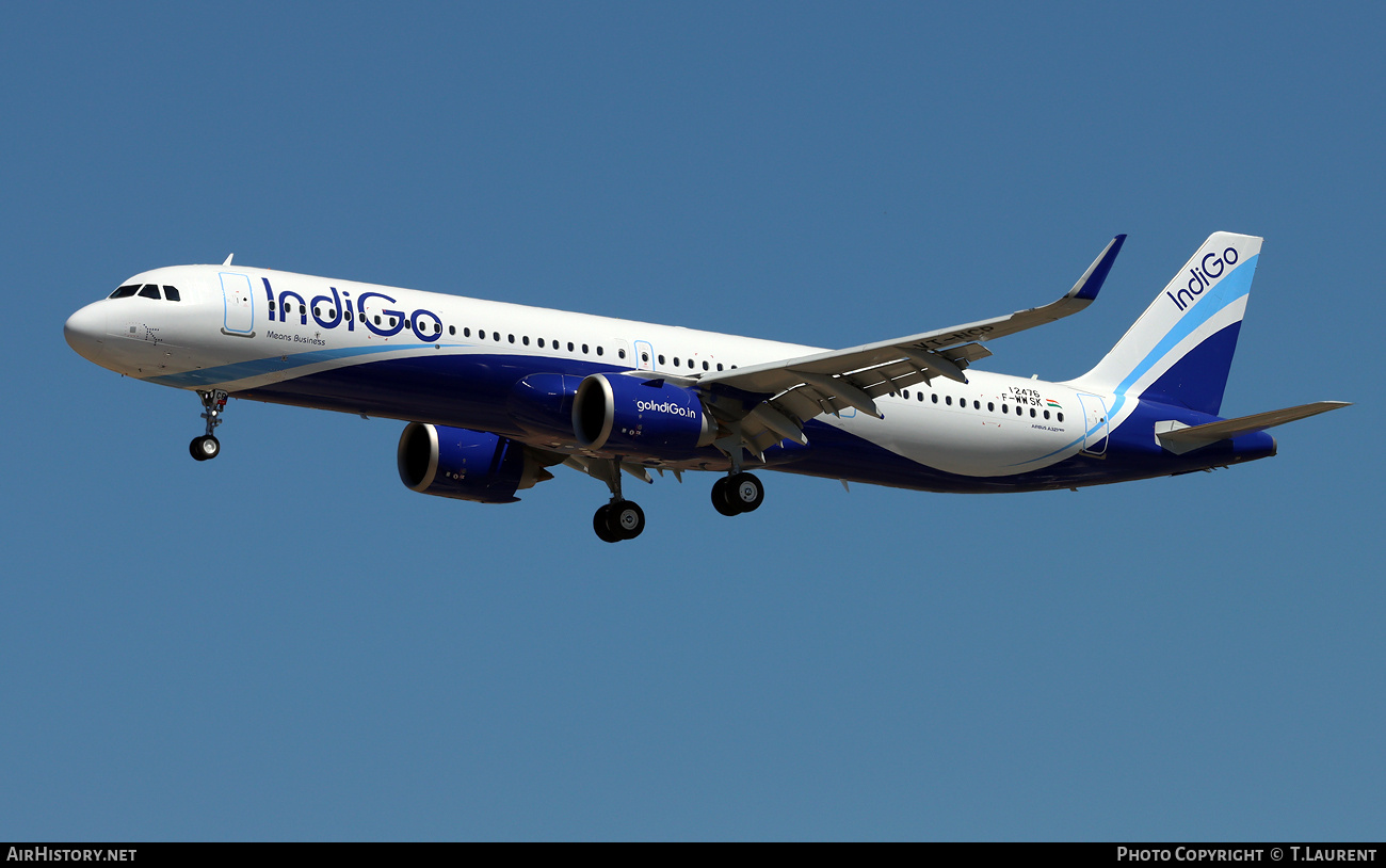 Aircraft Photo of F-WWSK / B-KKJ | Airbus A321-251NX | IndiGo | AirHistory.net #826724