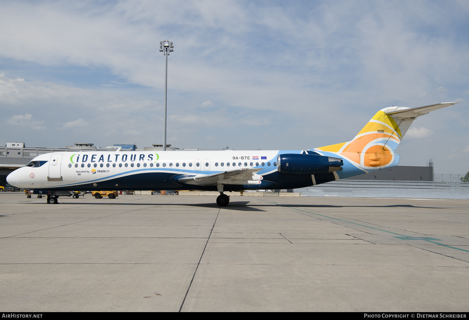 Aircraft Photo of 9A-BTE | Fokker 100 (F28-0100) | Trade Air | AirHistory.net #826726