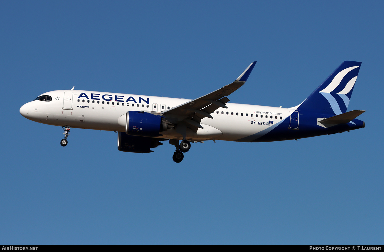 Aircraft Photo of SX-NES | Airbus A320-271N | Aegean Airlines | AirHistory.net #826732