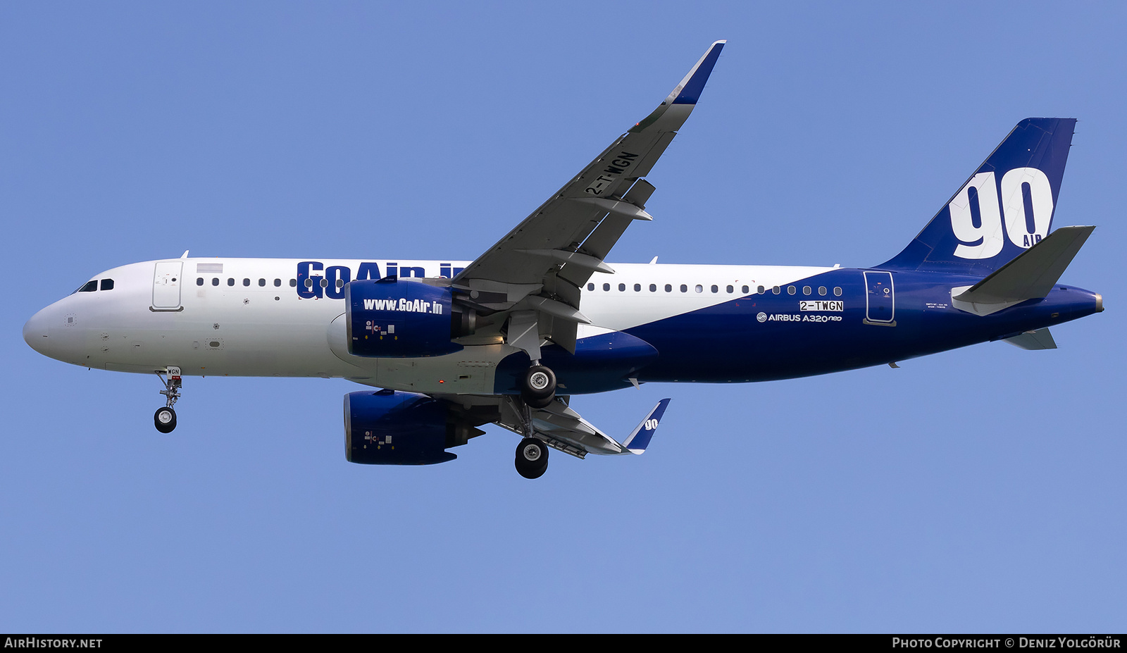 Aircraft Photo of 2-TWGN | Airbus A320-271N | GoAir | AirHistory.net #826742
